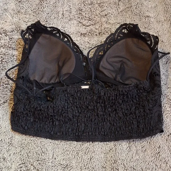 PINK Victoria's Secret Black Lace Bralette - Picture 3 of 5